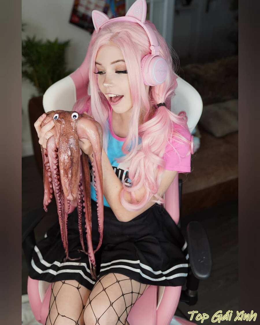 ảnh Belle Delphine nude khiêu gợi 14