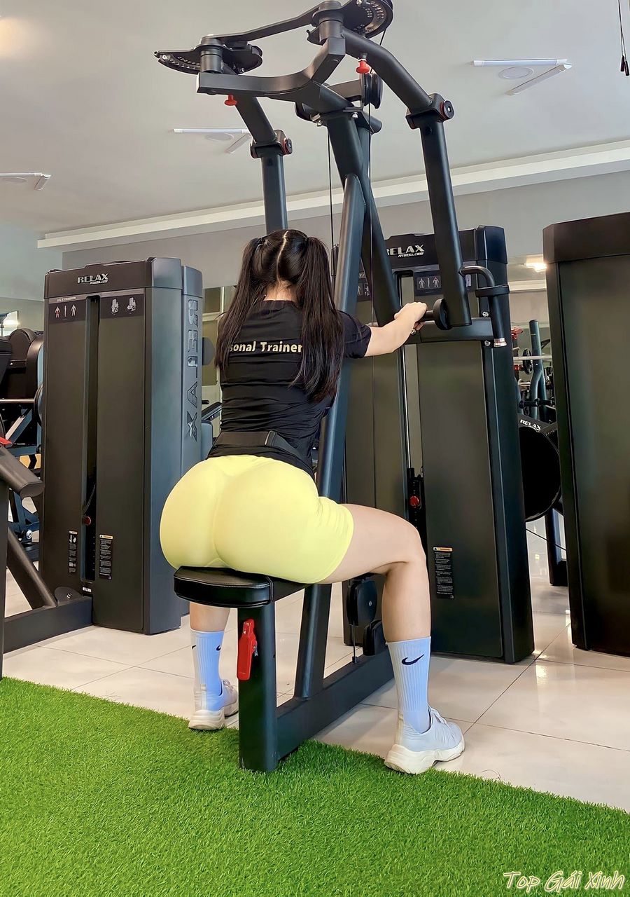 ảnh gái xinh tập gym cực nóng 39