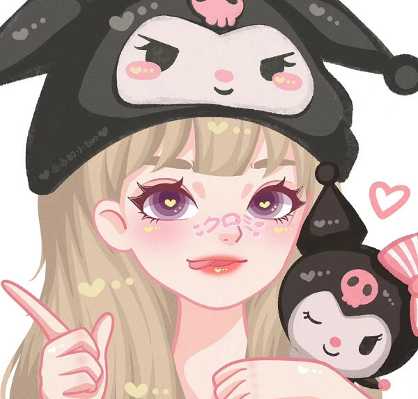 Chibi avatar đôi bff cute 2