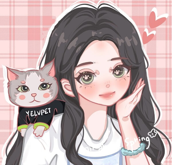 Chibi avatar đôi bff cute 8