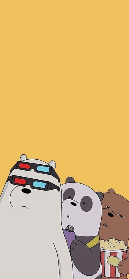 We bare bears hình nền cute 7