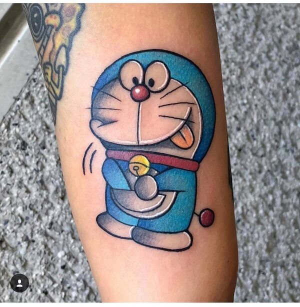 hình xăm doraemon mini 3