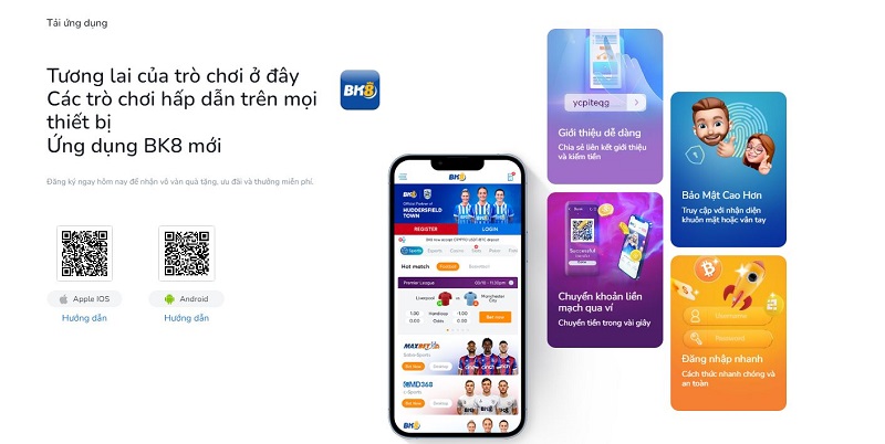 Hướng dẫn tải app BK8 từng bước “chuẩn đét”