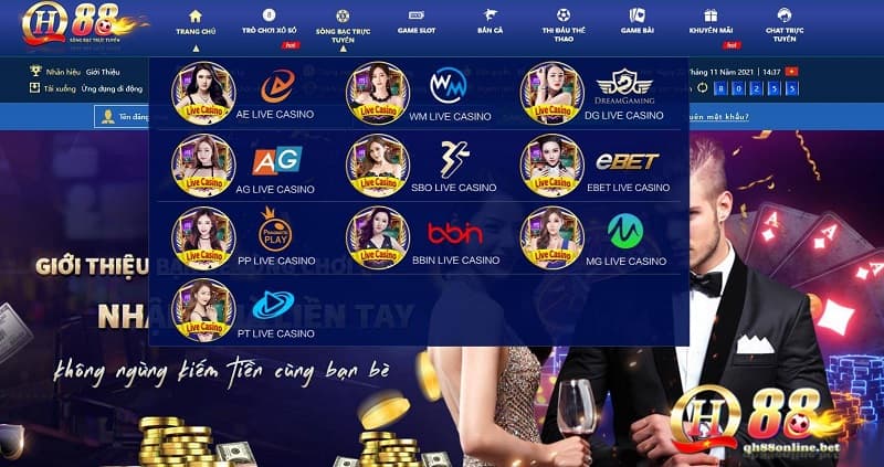 Hình 4: Kho game vô cùng đa dạng, phong phú 