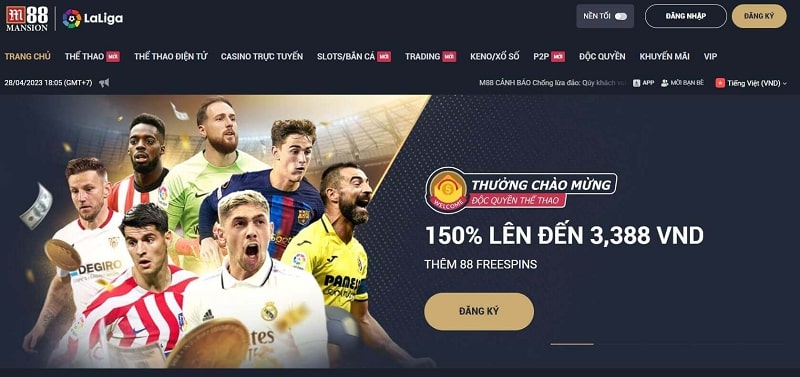 Những sản phẩm cá cược làm nên tên tuổi M88