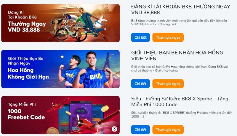 Lưu ý để nhận khuyến mãi BK8
