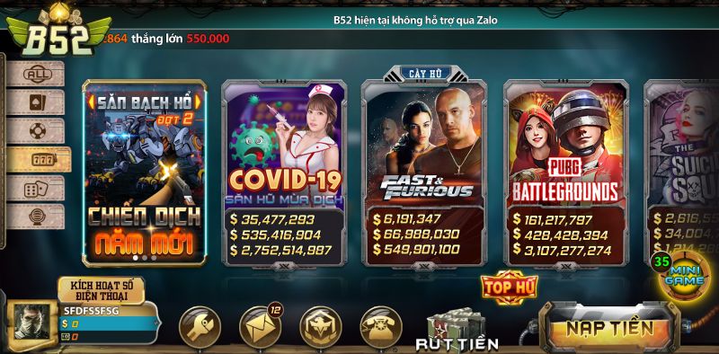 Đánh giá tổng quát về cổng game B52 Club