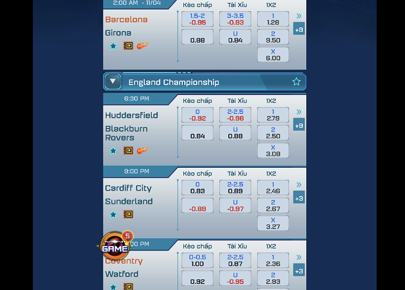 Thể thao tại Win79