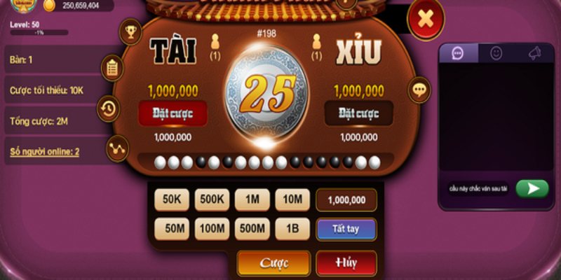 Game bài 789win Tài xỉu là sản phẩm có sức hấp dẫn lớn 