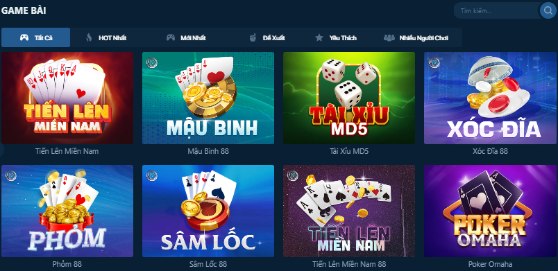 Game bài Lucky88 - nơi giúp bạn thỏa sức đam mê