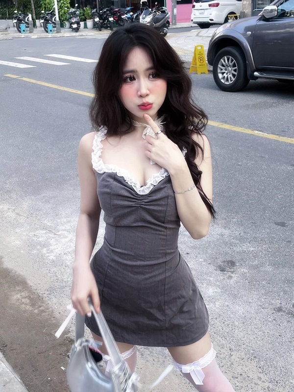 Ảnh tiktoker Linh Tít sexy 8