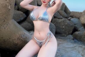 89+ Ảnh tiktoker Hồ Kim Liên bikini khoe ba vòng cực khủng