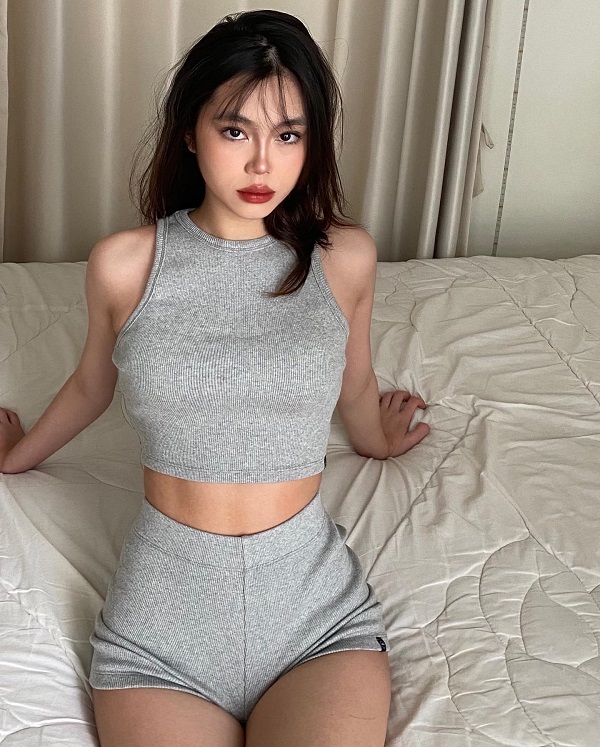 Ảnh tiktoker Hoàng Hà sexy gợi cảm 2